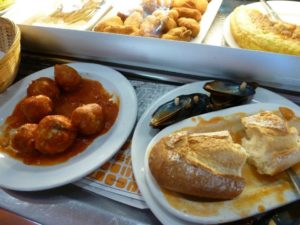 Albondigas (meatballs) in Barcelona